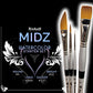 Trekell Art Supplies MIDZ Watercolor Starter Brush Set - Synthetic Artist Brushes for Watercolor