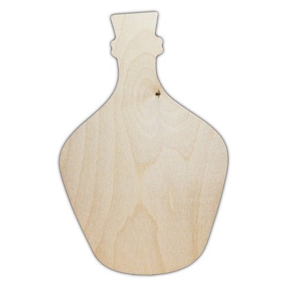 bottle shaped wood canvas