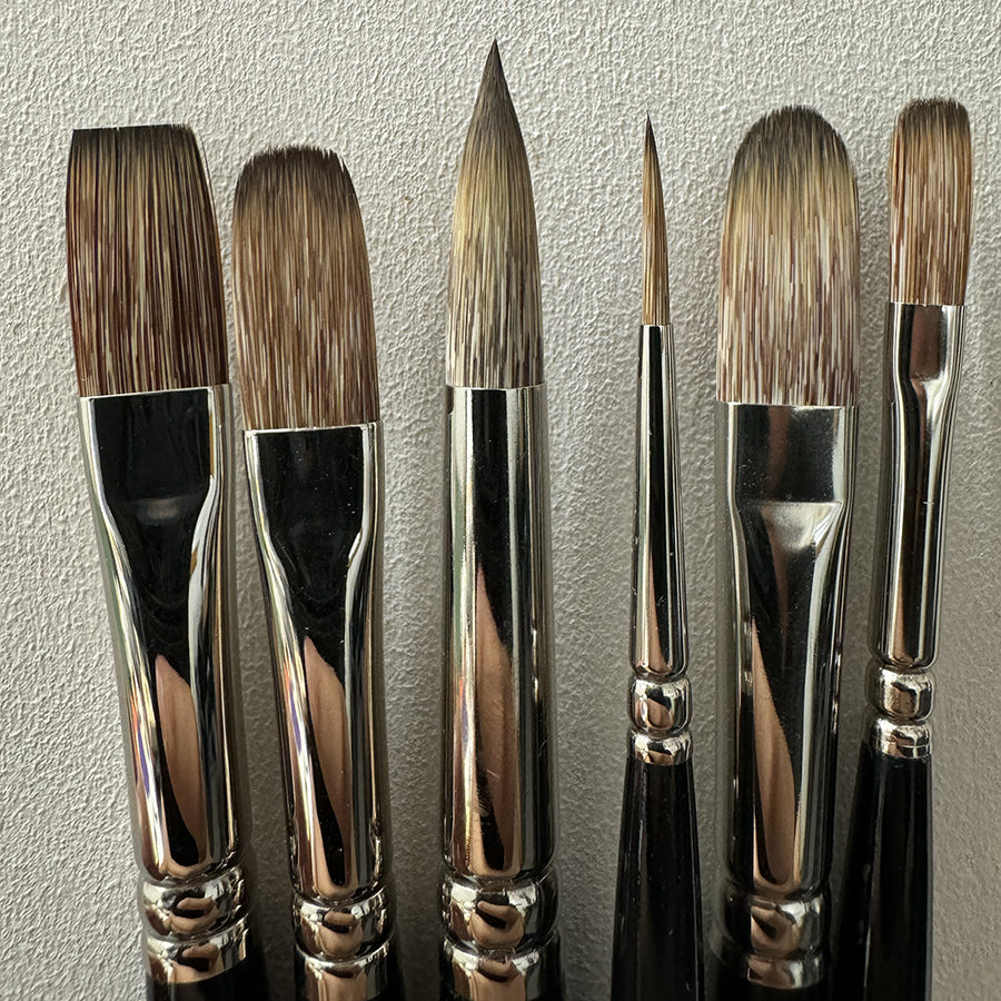 Trekell Legion Synthetic Mongoose Bundle - Long Handle Brushes