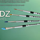 a set of paintbrushes advertised by midz paintbrushes