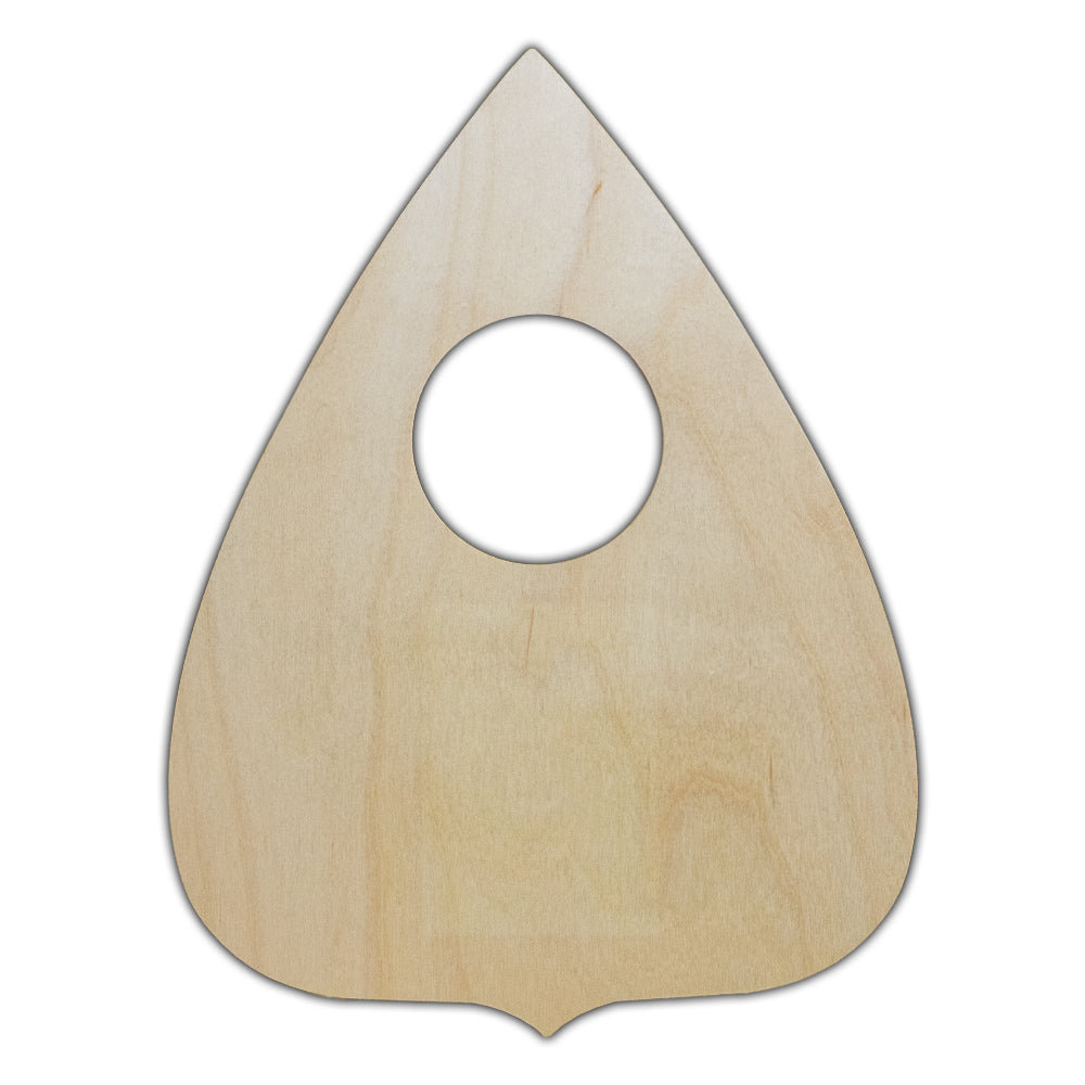 planchette spade shaped wood canvas