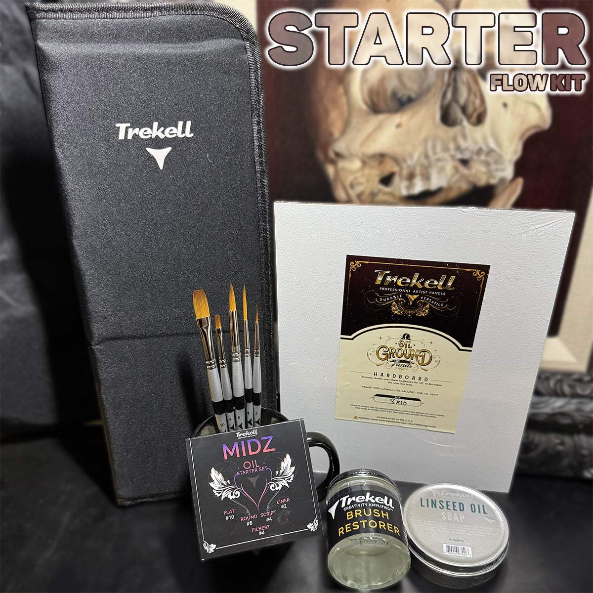 Trekell Starter Flow Oil Painting Kit