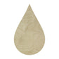 teardrop shaped wood canvas